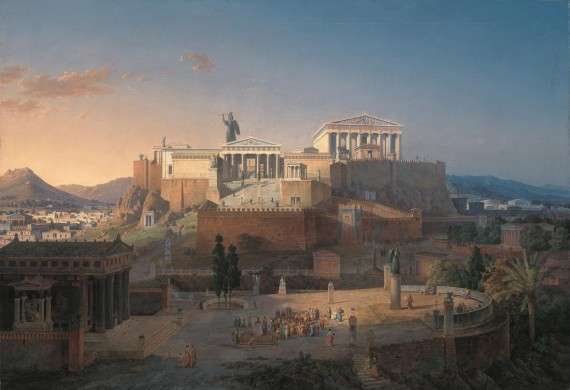 Η Ακρόπολη των Αθηνών από τον Leo von Klenze.