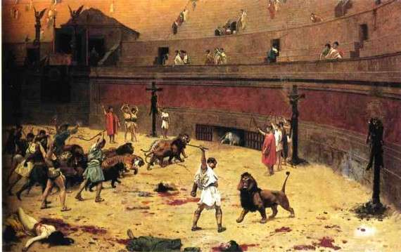 “Departure of Cats from the Circus” του Jean-Leon Gerome