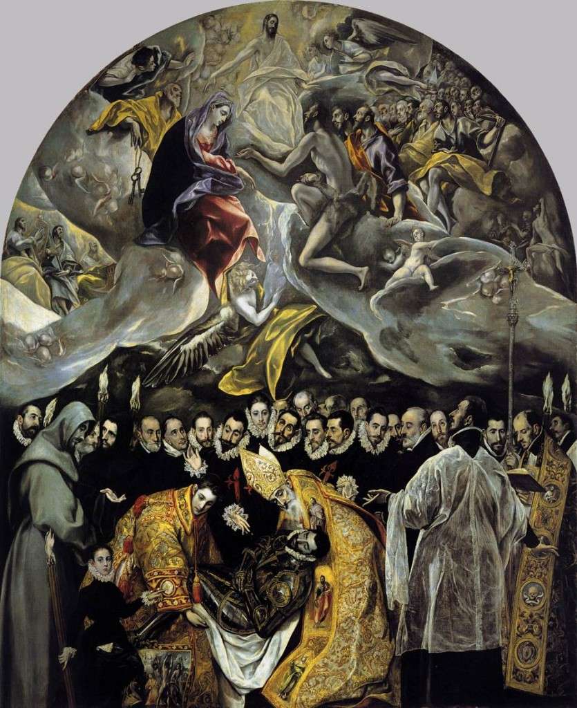 Ο Δομήνικος Θεοτοκόπουλος (1541 – 7 Απριλίου 1614), El Greco, «Η ταφή του κόμητος Οργκάθ»