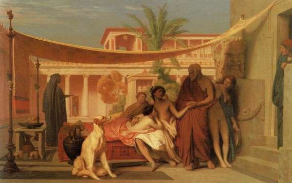 Jean-Leon Gerome – Ο Σωκράτης αναζητά τον Αλκιβιάδη στο σπίτι της Ασπασίας (1861)