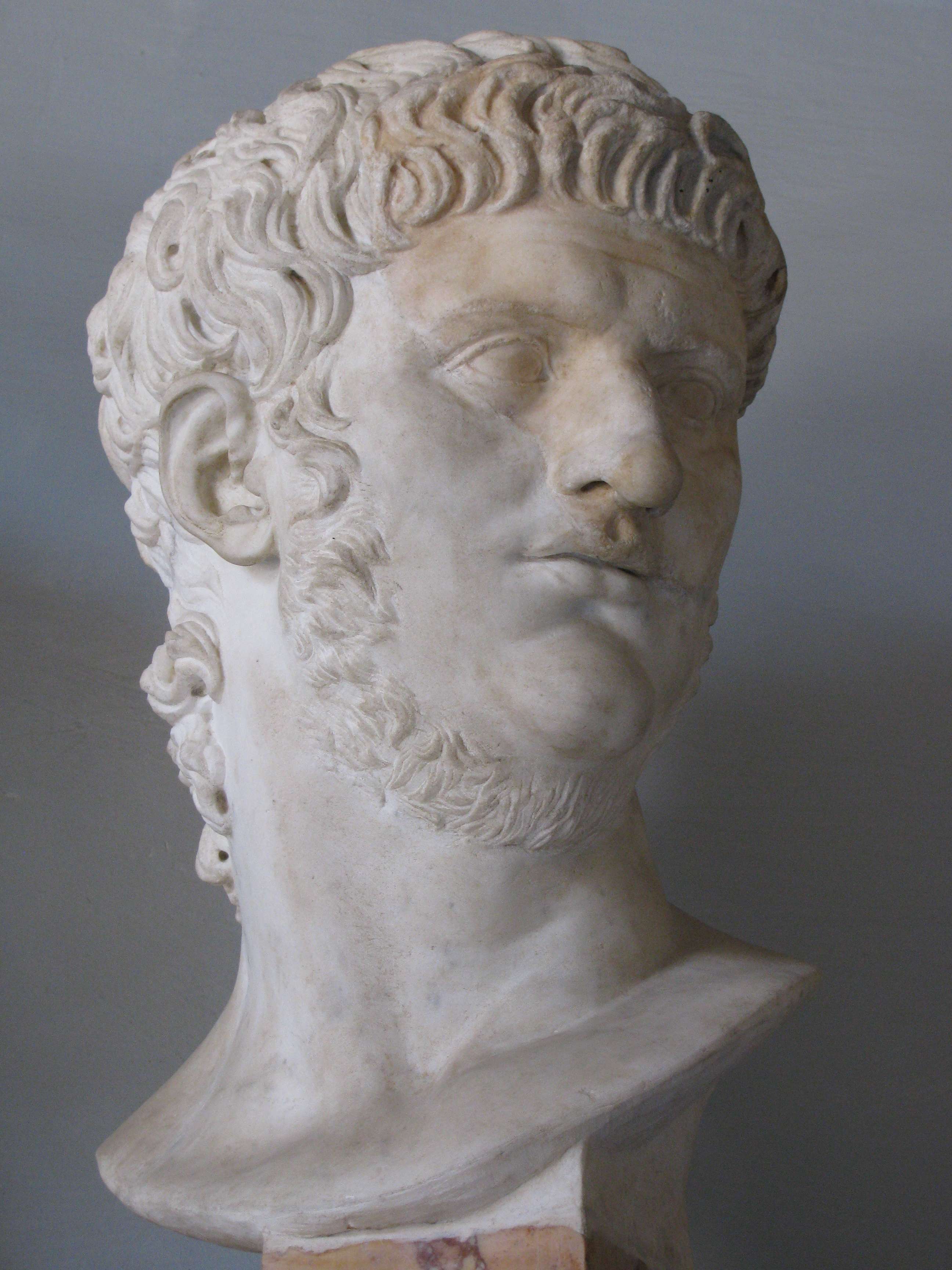 Ο Νέρων (Nero Claudius Caesar Augustus Germanicus ή Lucius Domitius Ahenobarbus, 15 Δεκεμβρίου 37 - 9 Ιουνίου 68) ήταν Ρωμαίος Αυτοκράτορας από το 54 έως το 68 και ο τελευταίος της Ιουλιο-Κλαυδιανής Δυναστείας. Ο Νέρων υιοθετήθηκε από τον Κλαύδιο και έγινε κληρονόμος και διάδοχός του. Ανήλθε στο θρόνο το 54, μετά το θάνατο του Κλαύδιου.