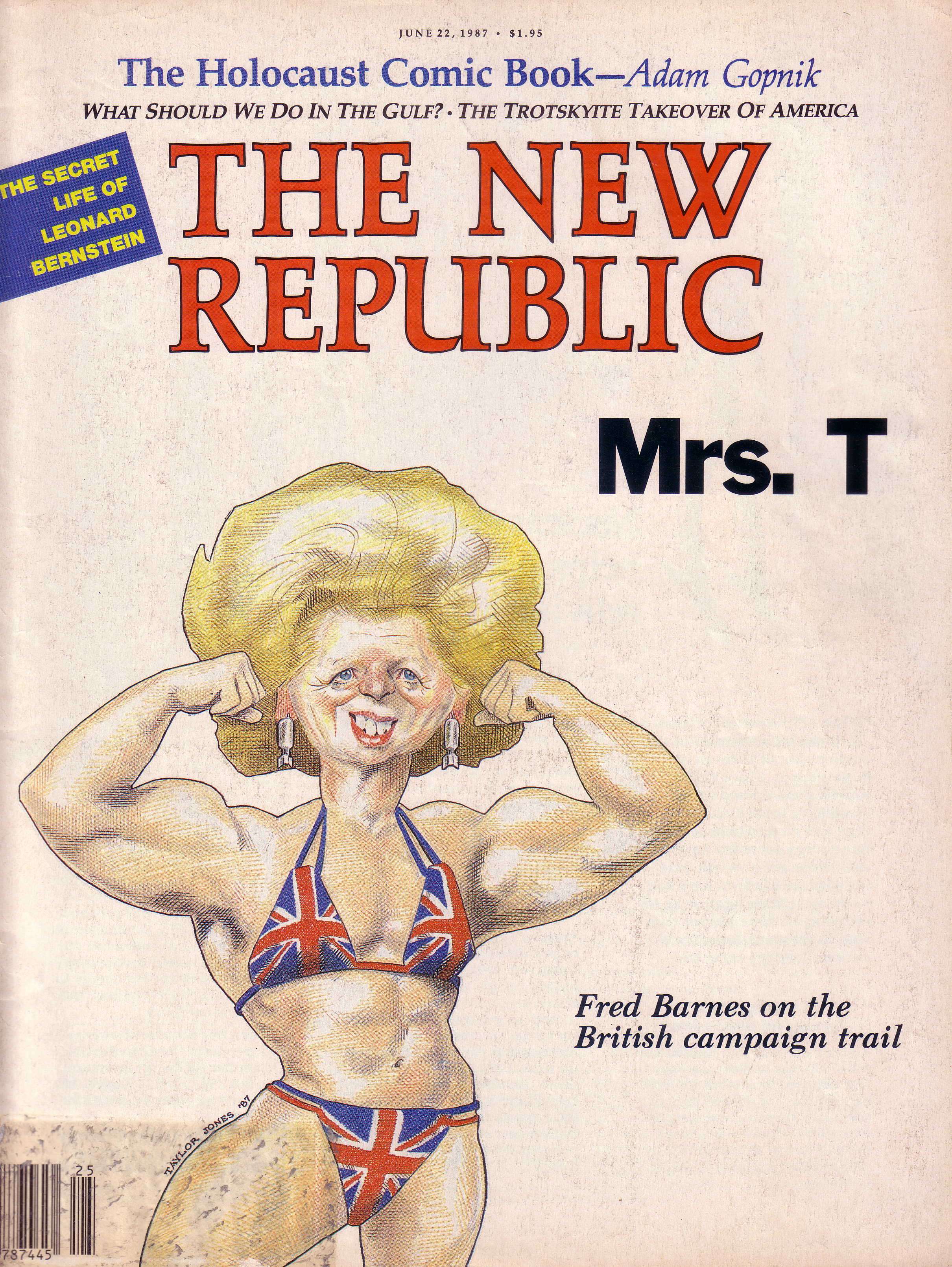 Εξώφυλλο του 1987 με την Μάργκαρετ Θάτσερ
