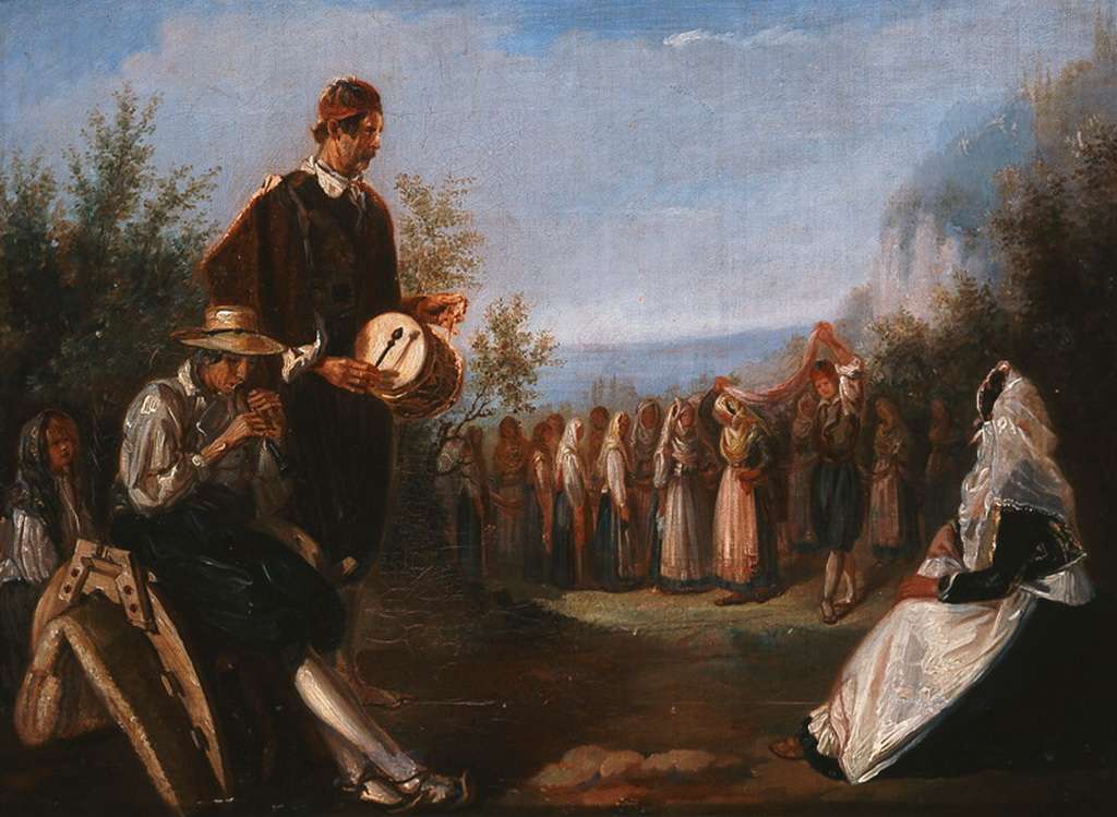 Διονύσιος Βέγιας (Κεφαλονιά 1810 – Κέρκυρα 1884) «Χορός στην Κέρκυρα».
