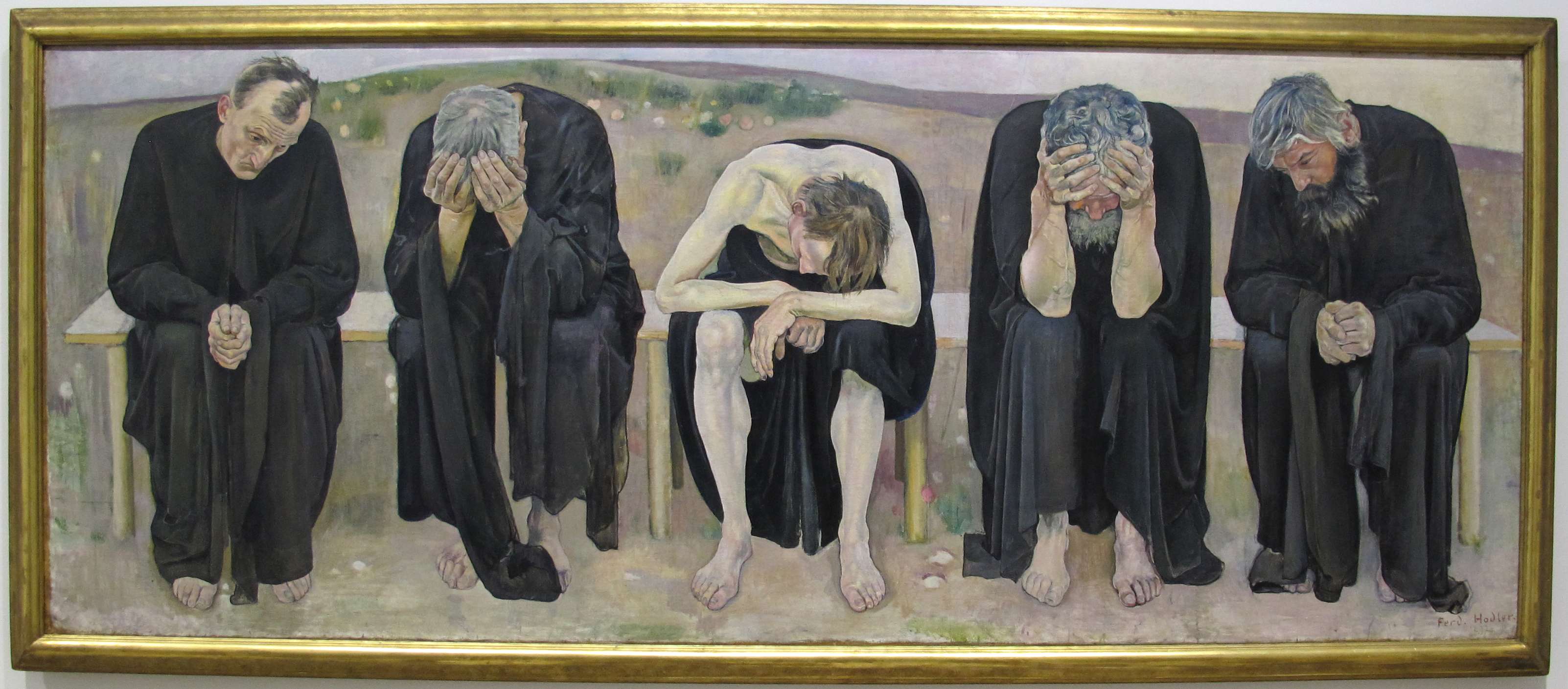 Φέρντιναντ Χόντλερ (Ferdinand Hodler, Βέρνη, 14 Μαρτίου 1853 - Γενεύη, 19 Μαΐου 1918). Οι απελπισμένες ψυχές, 1892, Βέρνη, Kunstmuseum.