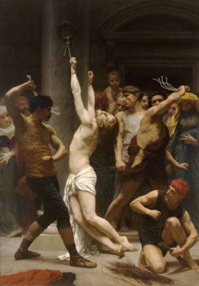 Η Φραγγέλωση του Ιησού Χριστού, του William-Adolphe Bouguereau (1880).
