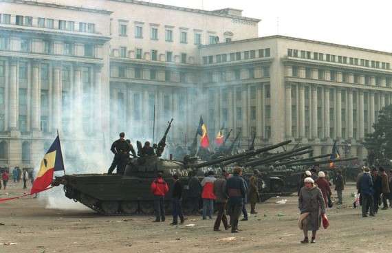Η επανάσταση του 1989 στη Ρουμανία οδήγησε στην πτώση του κομμουνιστικού καθεστώτος της χώρας