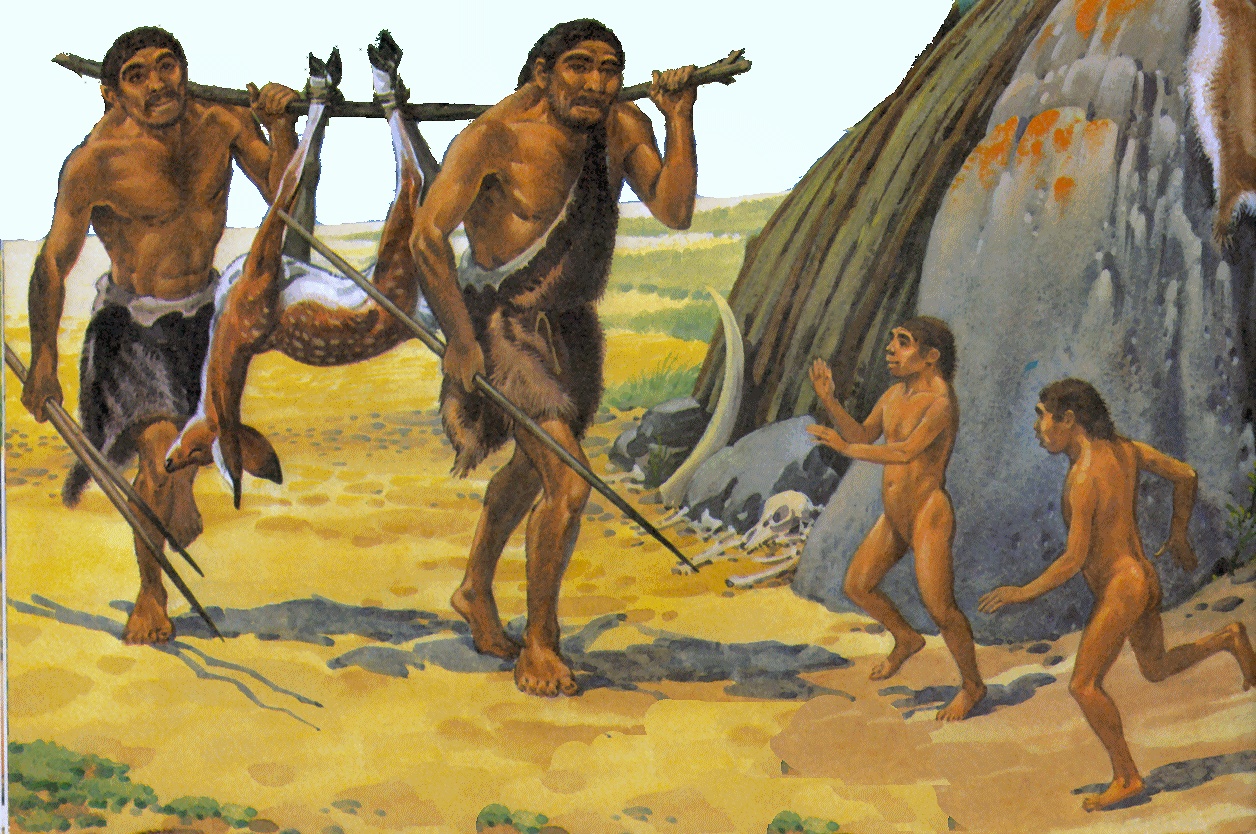 Φανταστική απεικόνιση της καθημερινότητας των πρώτων Homo Sapiens