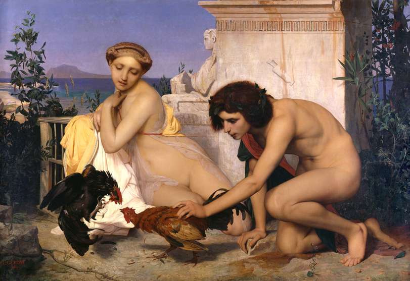 The Cockfight (1846); now in the Musée d'Orsay, Paris