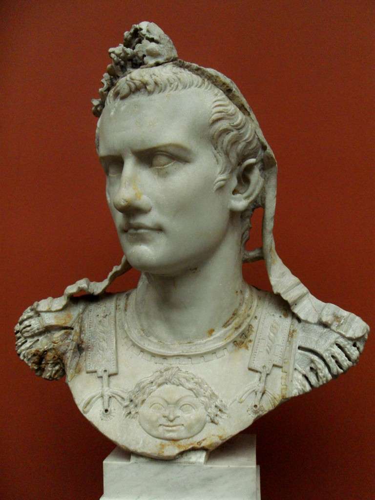 Bust of Caligula at the Ny Carlsberg Glyptotek museum in Copenhagen