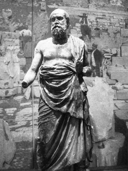 Ο Σωκράτης στο Αρχαιολογικό Μουσείο Δελφών