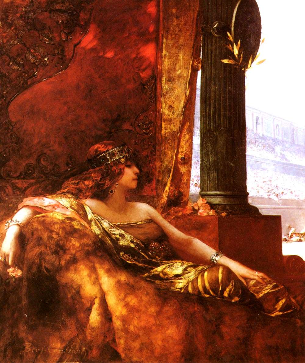 Η Θεοδώρα στον Ιππόδρομο. Ελαιογραφία από τον Jean-Joseph Benjamin-Constant, 190ος αιώνας