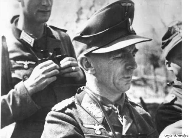 Ο επικεφαλής της 1ης Ορεινής Μεραρχίας «Εντελβάις», ο στρατηγός Walter Von Stettner