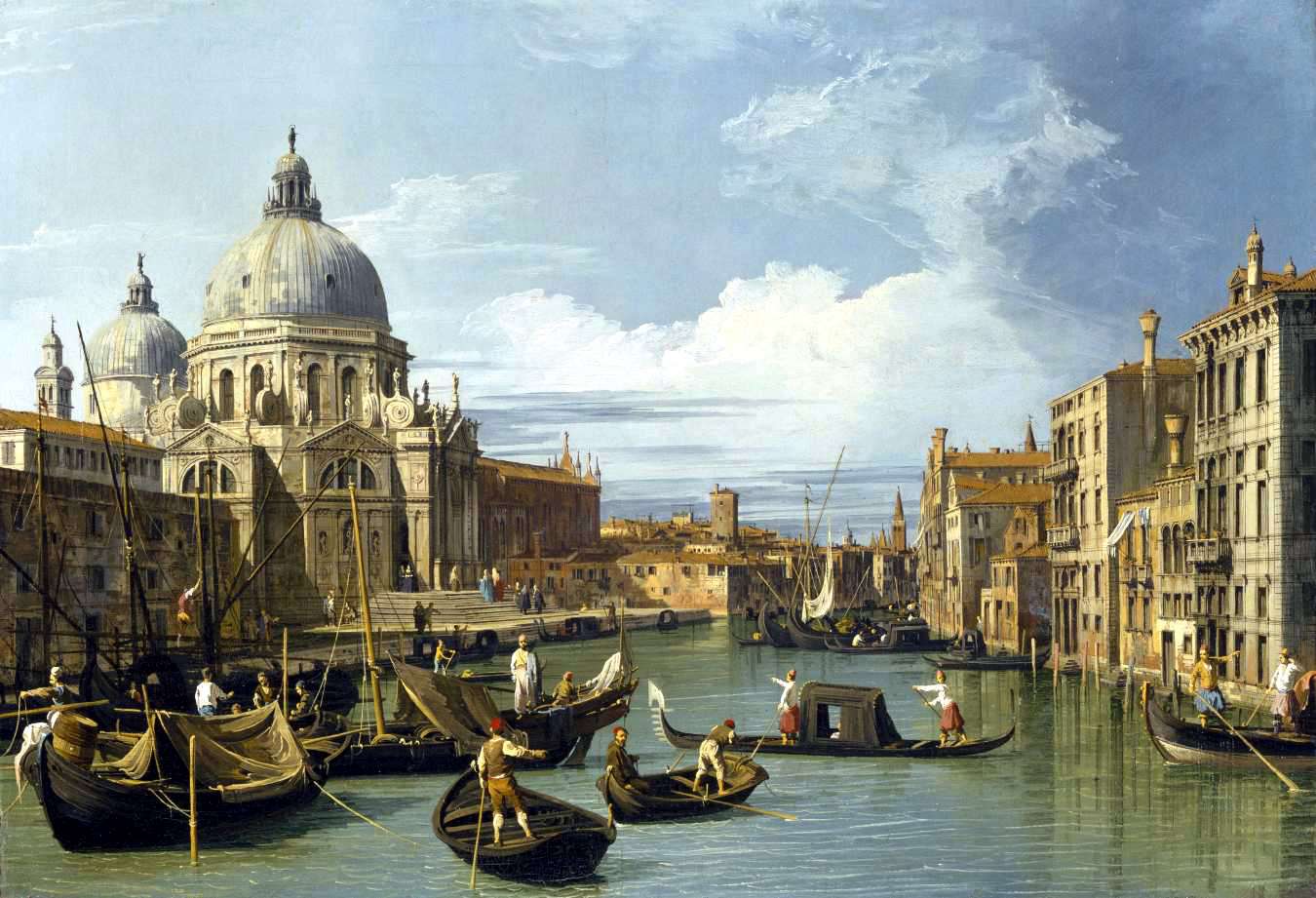 Καναλέττο: Entrance to the Grand Canal, Venice, c. 1730