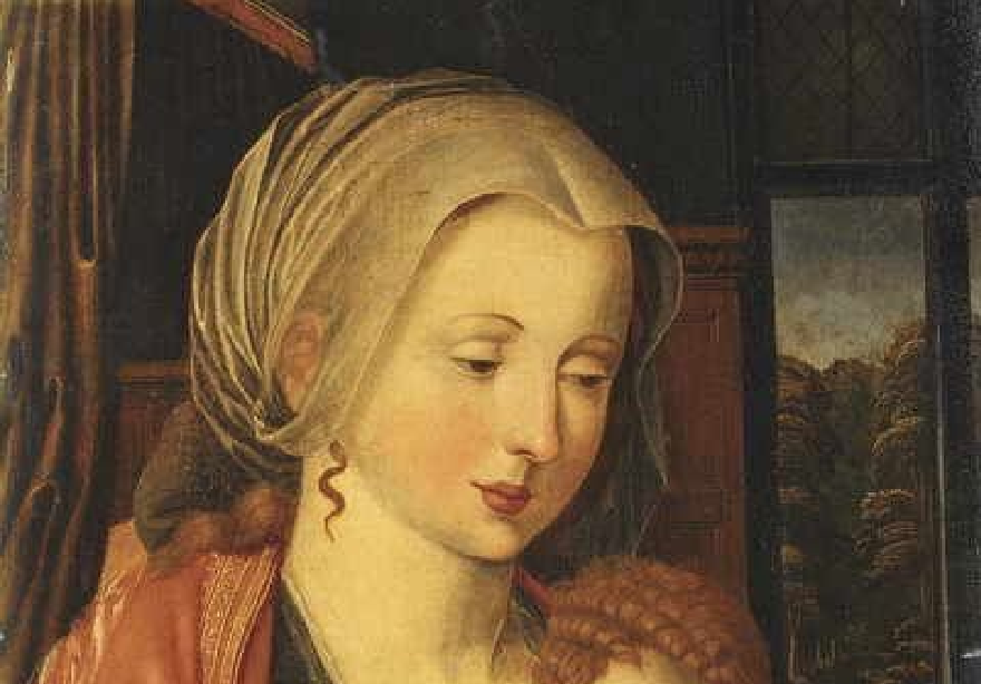 Breastfeeding Madonna Masters of the Parrot Maria lactans ca 1520