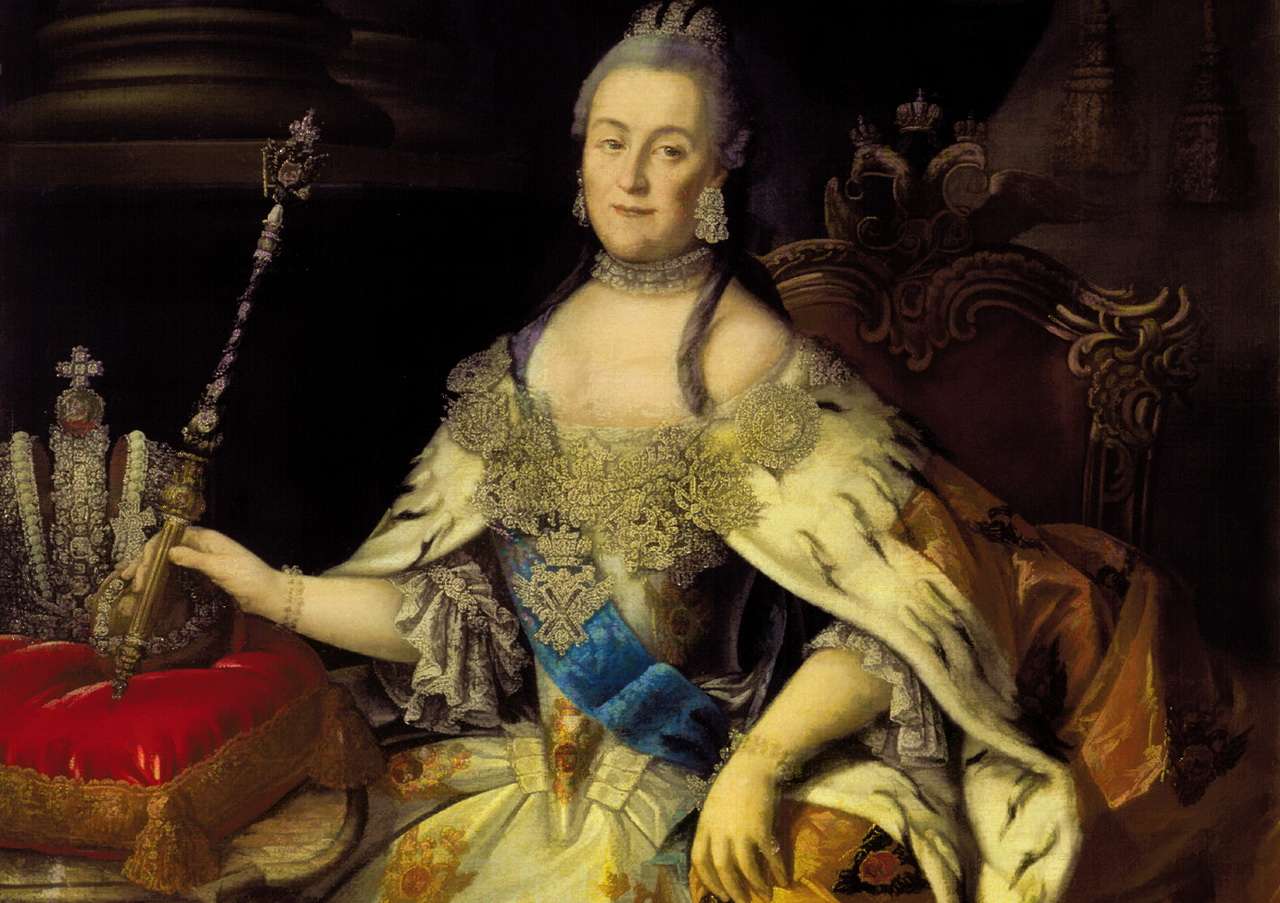 Η Αικατερίνη Β΄ της Ρωσίας, η επονομαζόμενη «Μεγάλη» (Ρωσικά: Екатерина II Великая, Yekaterina II Velikaya, μεταγραφή Γιεκατερίνα ΙΙ Βελίκαγια 2 Μαΐου 1729 – 17 Νοεμβρίου 1796) ήταν, γερμανικής καταγωγής, Αυτοκράτειρα της Ρωσίας