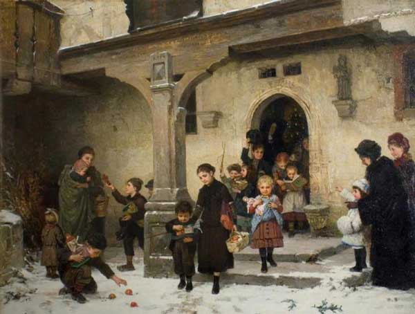 Χριστουγεννιάτικα δώρα- Hugo Oehmichen – 1882