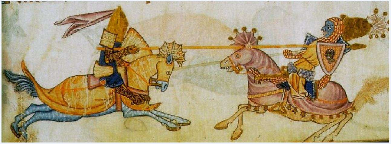 Ριχάρδος και Σαλαντίν (από μεσαιωνικό χειρόγραφο).