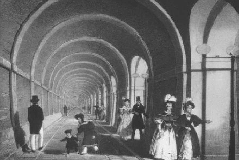 Το τσιμεντένιο τούνελ του Τάμεση ήταν η πρώτη υποθαλάσσια σήραγγα παγκοσμίως και άνοιξε για το κοινό το 1843