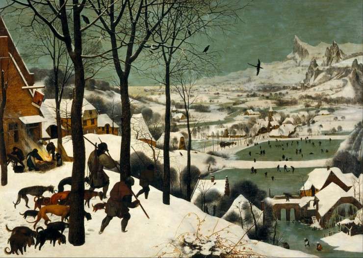 Πίτερ Μπρίγκελ ο Πρεσβύτερος, οι κυνηγοί στο χιόνι, 1565