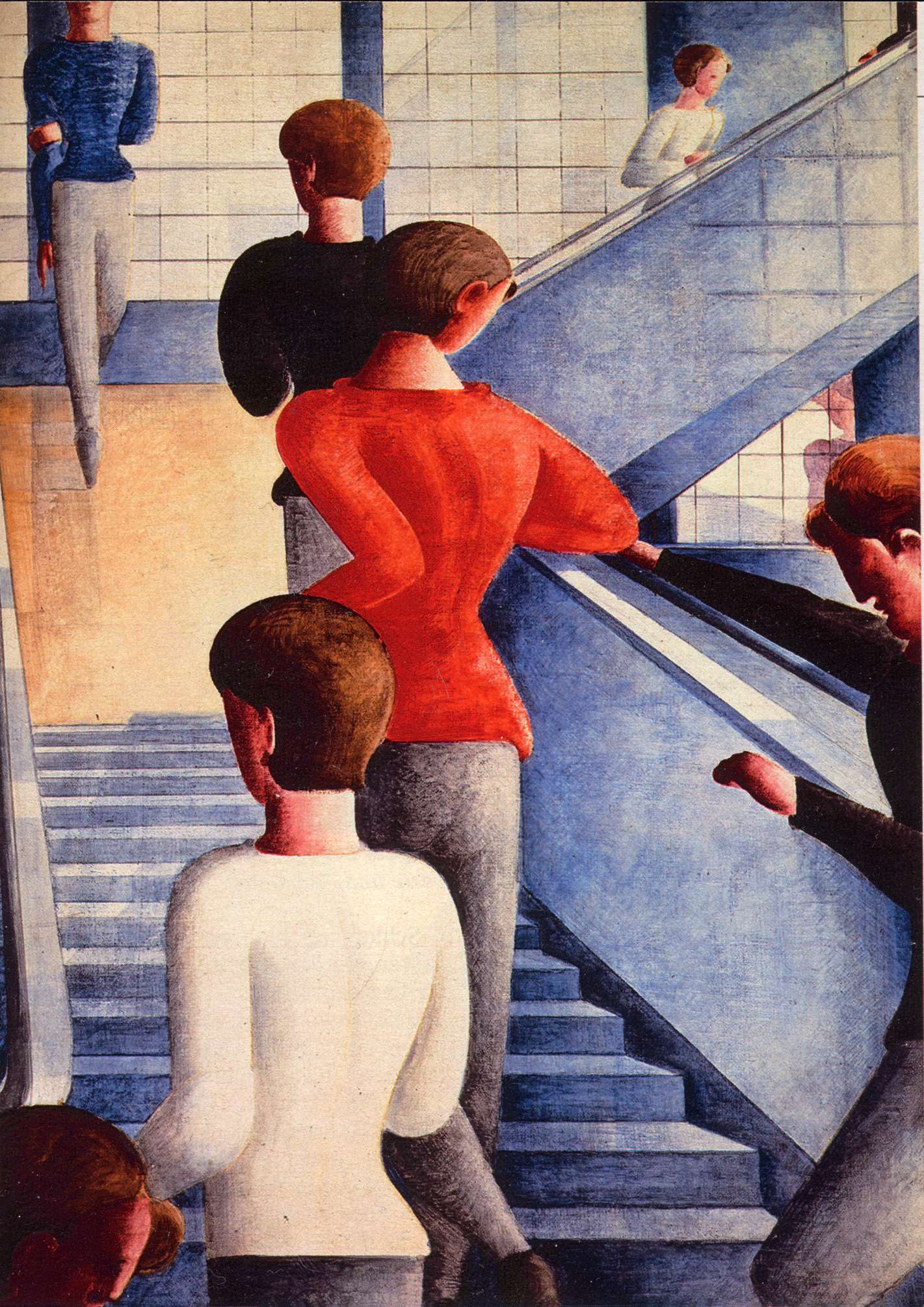 Όσκαρ Σλέμερ. Bauhaustreppe (1932). Μουσείο Μοντέρνας Τέχνης, Νέα Υόρκη.