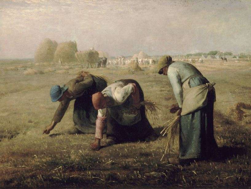 Jean François Millet, Oι συλλέκτριες, 1857. Musée d' Orsay.