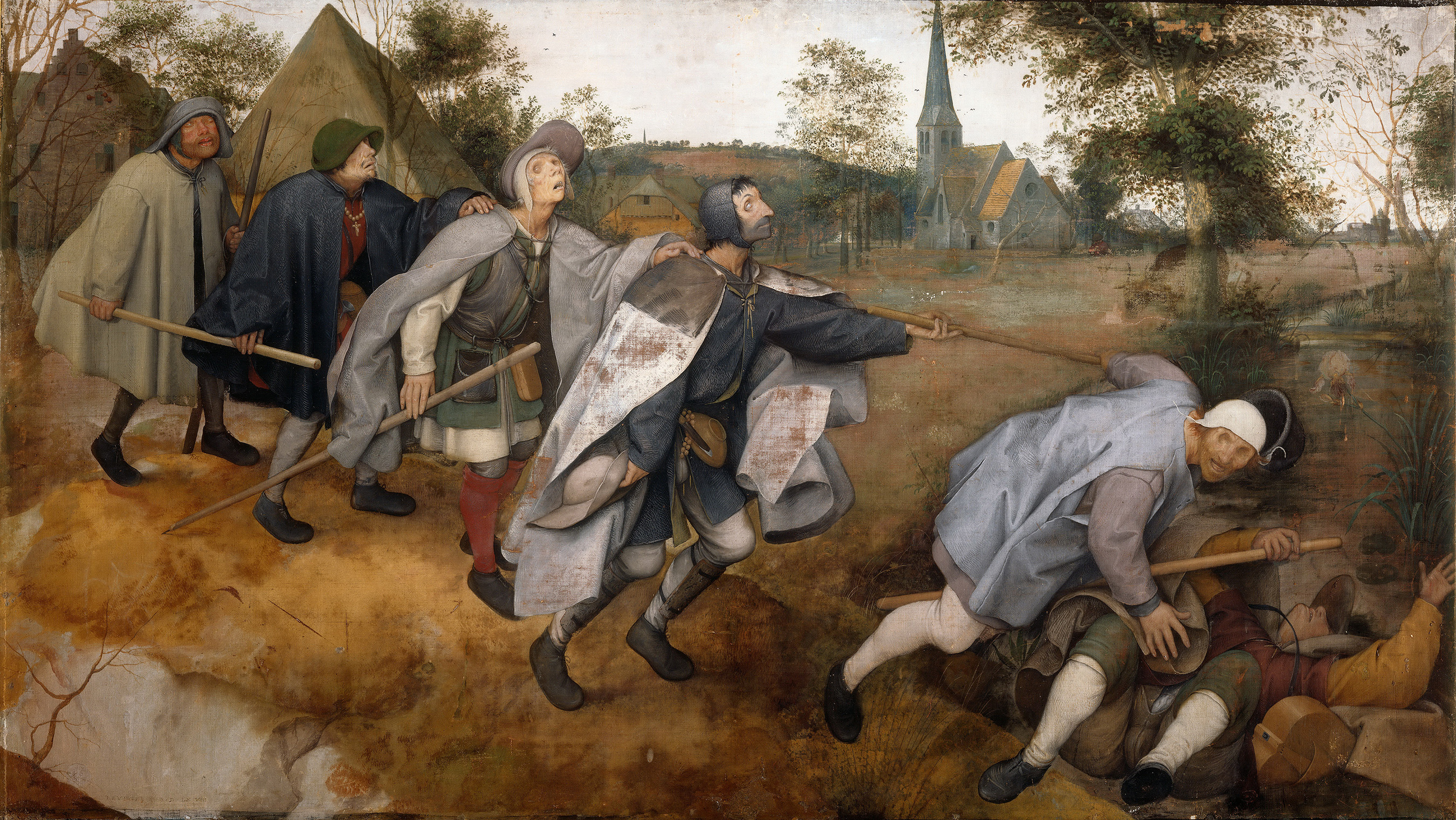 Πίτερ Μπρίγκελ ο πρεσβύτερος. The Blind Leading the Blind (1568)