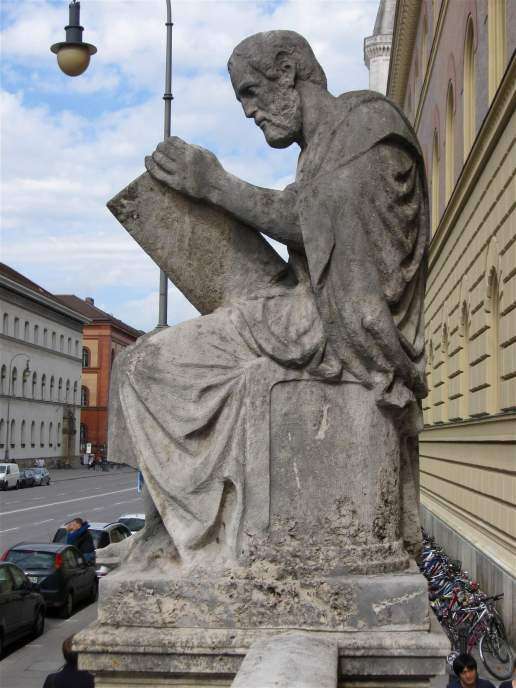 Άγαλμα του Θουκυδίδη. Κρατική Βιβλιοθήκη Μονάχου
