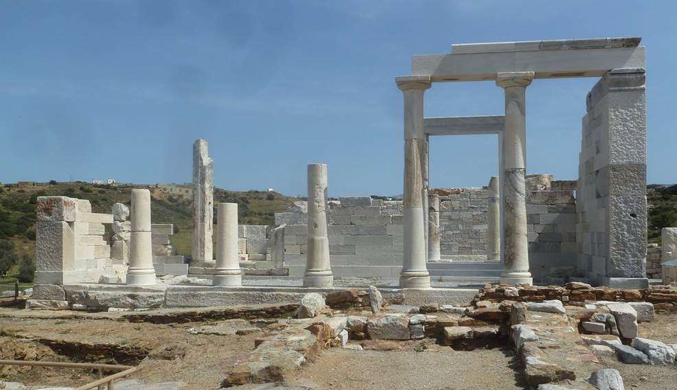 Νάξος. «Ο ναός της Δήμητρας». Άγνωστη αρχαία Ελλάδα.