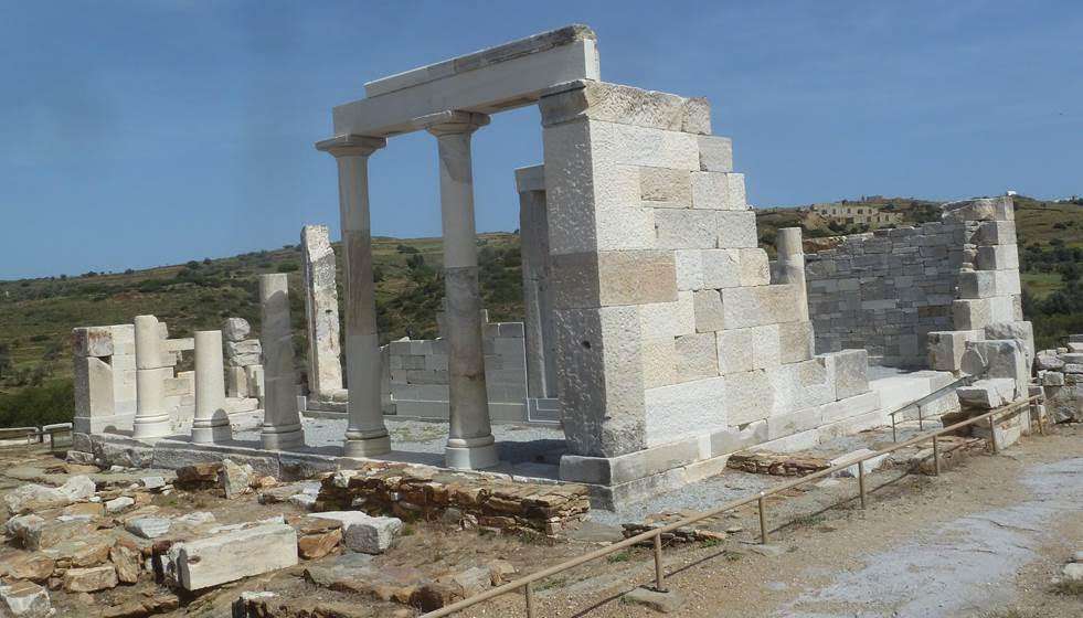 Νάξος. «Ο ναός της Δήμητρας». Άγνωστη αρχαία Ελλάδα.