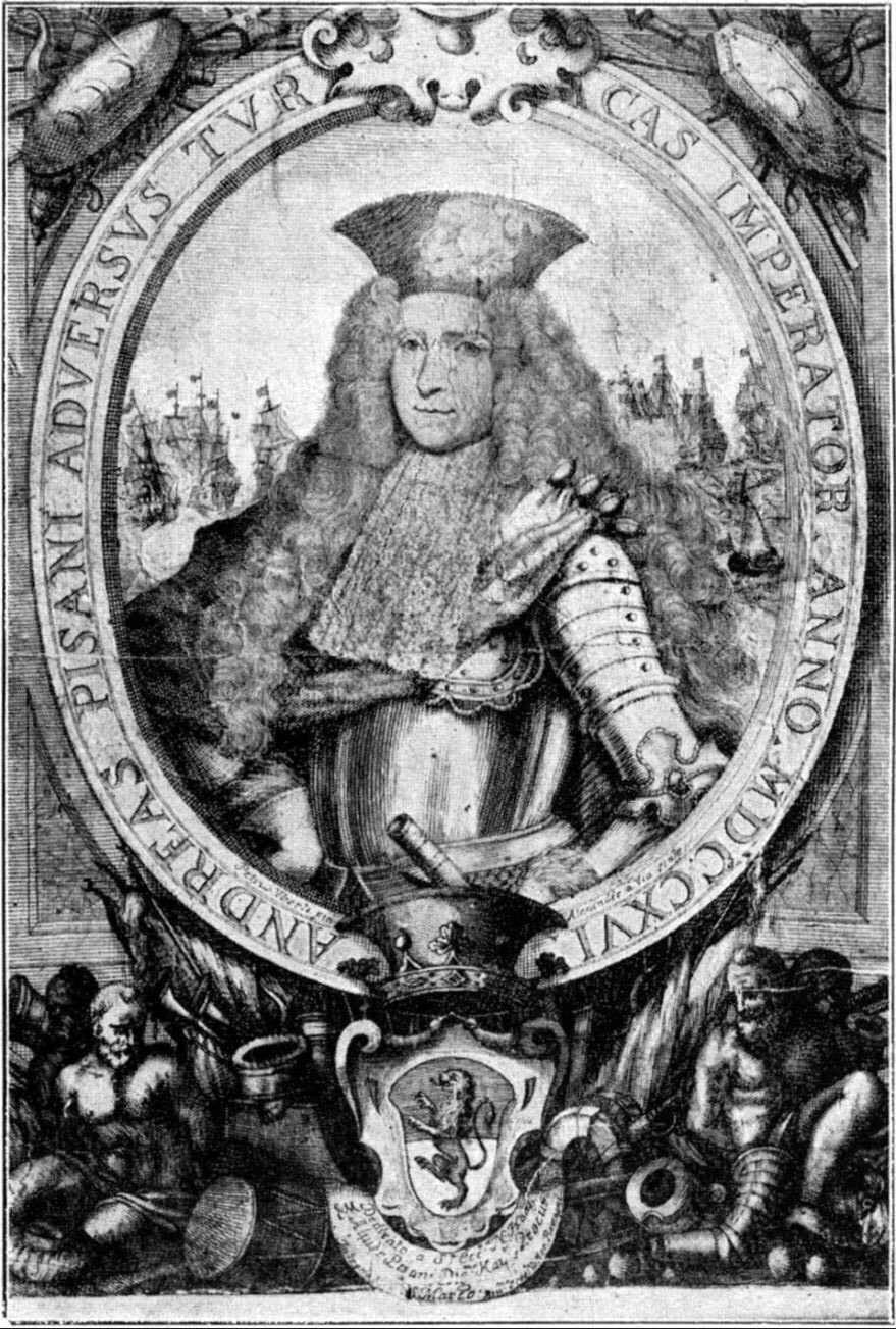 Ανδρέας Πιζάνης. Andrea Pisani. Ο επικεφαλής του ναυτικού κατά την τη δεύτερη πολιορκία της Κέρκυρας (1716).