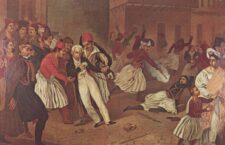 Η δολοφονία του Ιωάννη Καποδίστρια στις 27 Σεπτεμβρίου 1831 δημιούργησε ένα δυσαναπλήρωτο κενό στην πολιτική ζωή του άρτι ιδρυθέντος ελληνικού κράτους. Αθήνα. Μουσείο Μπενάκη.