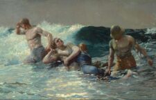Winslow Homer (Αμερικανός, 1836–1910). Undertow, 1886. Λάδι σε καμβά. The Clark Art Institute.