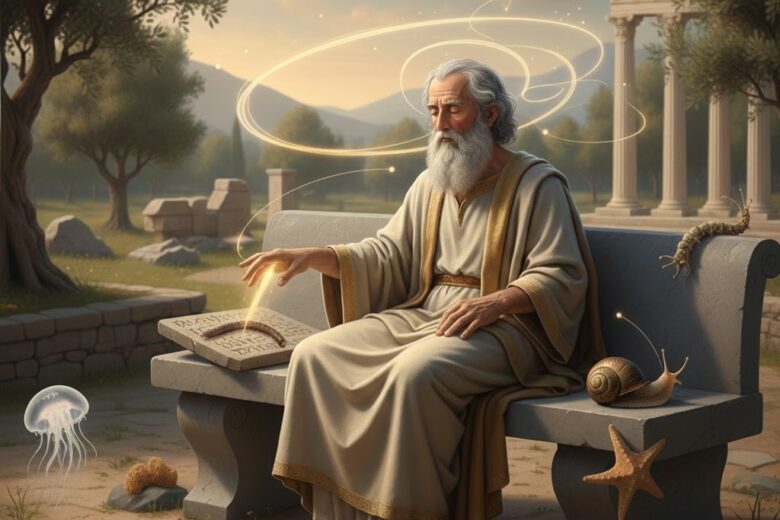 Ολοκληρώνοντας το έργο Περί Ψυχής ο Αριστοτέλης θεωρεί αναγκαίο να διερευνηθεί το ζήτημα της κίνησης και στα ζώα που ονομάζει ατελή, δηλαδή εκείνα που η βιολογική τους υπόσταση δεν έχουν την πληρότητα και τις δυνατότητες των ολοκληρωμένων. Ο μεταφραστής Ι. Σ. Χριστοδούλου δίνει το στίγμα: «με την έννοια των κατώτερων ζώων και όχι των ανάπηρων»