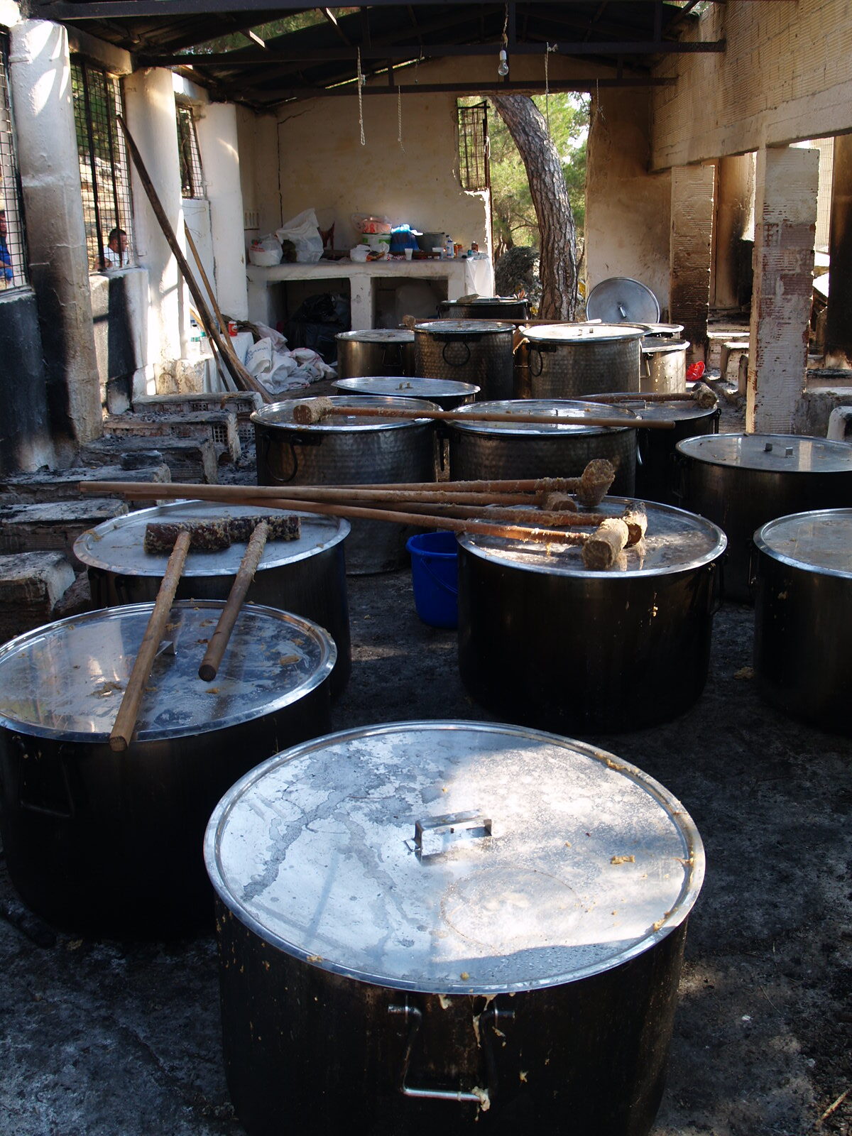 «Η φασ’λάδα ήταν του καλύτιρου φαΐ, γιατί είχι πουλύ ζ’μί! Τό ’τρουγαμαν ουρθοί αυτό του φαΐ κι καρτέρ’γαμαν να τιλειώσει η διανουμή, να πάμι για περίσσευμα… Μας είπι ου διοικητής να μας αυγατίσει του συσσίτιου, αλλά ψουμί δε δικαιούμασταν. Κι πώς ήταν αυτό τ’ αυγάτεμα; Έρ’χνι ου μάγειρας νιρό στου καζάνι κι αυγάταγι του φαΐ!».