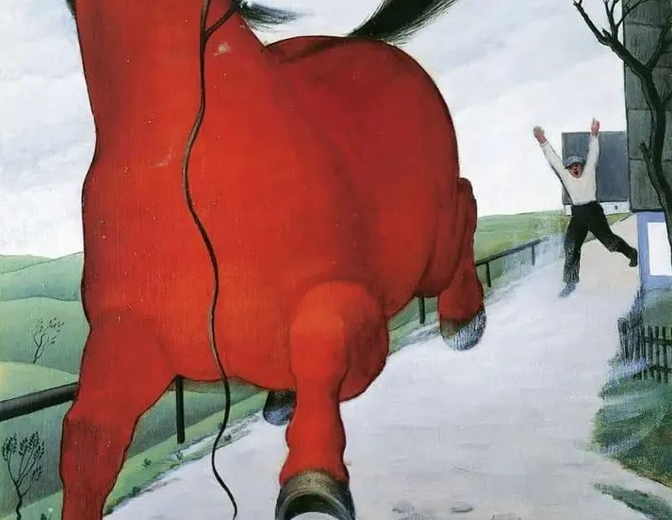 Ewald Schönberg (1882–1949). Κόκκινο Άλογο (1932).