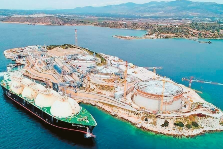 Ο σταθμός υγροποιημένου αερίου στην Ρεβυθούσα
